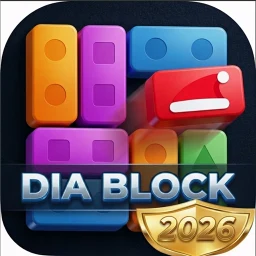 أيقونة Dia Block: لغز فتح الكتل 2026